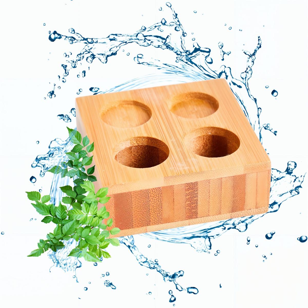 Деревянные бамбуковые подставки для салфеток «Ошибори» на две персоны Деревянные бамбуковые подставки для салфеток «Ошибори» на две персоны